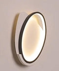 Modern Minimalism LED Wall Lamps 8W Indoor Living Room Bedside Sconces Corridor Office Bedroom Home Decor Wall Lighting Fixtures with oval design.