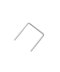 Top Tier Heavy Duty Crown Staples In A Massive 1250 Piece Pack, 3/8 By 1/2 Inch Galvanized Steel staple individual view.