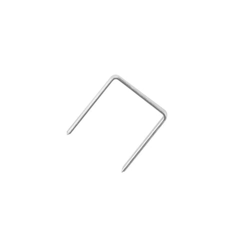 Top Tier Heavy Duty Crown Staples In A Massive 1250 Piece Pack, 3/8 By 1/2 Inch Galvanized Steel staple individual view.