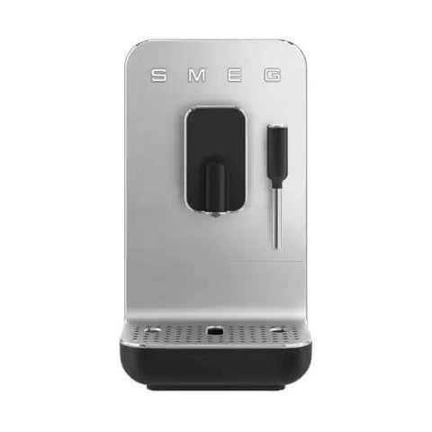 Front view of Fully Automatic Coffee Machine With Steam For Home Use Black BCC12BLMUS Six Drink Options Including Ristretto And Espresso Built In Stainless Steel Burr Grinder Titan Renew Water Tank Easy To Use