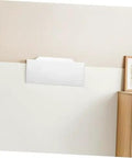 Wall-Mount Bathroom Sink - Lightweight Plastic No-Drill Design for Easy Installat in Small Bathrooms, Rentals, and Shower Areas - Space-Saving Solut! mounted on light-colored wall.