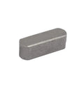 Single 12x4x4mm gray steel keystock from Steel Keystock 12mm By 4mm By 4mm Gray 50 Piece Set For Locksmiths And Machinists Undersized Tolerance.