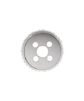 Top view of Sturdy Bimetallic Hole Saw With Fine Teeth HSS Co 8 For Metal Cutting, showing circular blade and cutting teeth