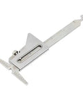 WJJDLLNP Micrometer Digital Caliper Welding Gauge Inspection Stainless Steel Ruler showing accurate measurement markings.
