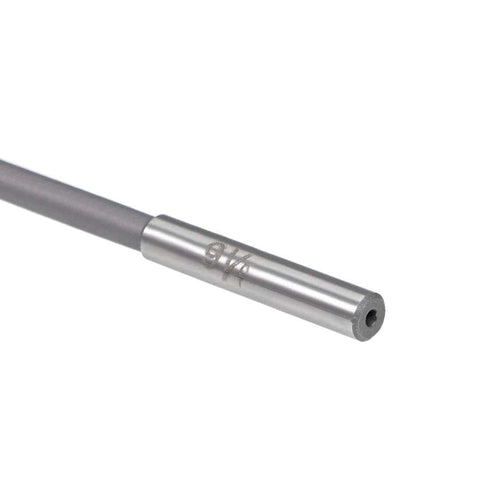 Three Sixteenth Inch Chucking Reamer For Lathe HSS With Six Straight Flutes H8 Tolerance Round Shank Milling Cutter close-up view