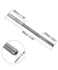 Three Sixteenth Inch Chucking Reamer For Lathe HSS With Six Straight Flutes H8 Tolerance Round Shank Milling Cutter with measurements.