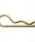 3/16 Inch Hitch Pin Clips, 3-3/4 Inch Length, Zinc Plated Steel, Heavy Duty 10 Pack For Trailers, Farm Equipment, And Automotive Projects