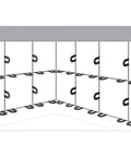 Three Sixteenth Inch Horseshoe Tile Spacers For Marble Granite And Stone Installations QEP 100 Pack Injection Molded shown installed