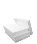 Versatile White PTFE Sheet 0.5mm To 30mm Thick F4 Grade Nonstick Board 1100mm X 1100mm X 0.5mm For Low Friction, High Chemical Resistance