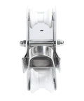 KAIXINM 316 stainless steel hinged bow anchor roller bracket with white rollers for yachts