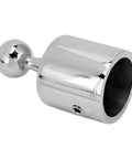 316 Stainless Steel Boat Bimini Ball Top Cap Fitting External Eye End For 22mm And 25mm Round Tubes With Double Screws Type Marine Grade
