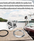 316 Stainless Steel Boat Cam Latch Non Locking Marine Grade O Handle Fits Two And One Half Inch Hole Mount Latch