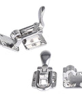 Two Pack 316 Stainless Steel Hold Down 90 Degree Locking Cam Latches Anti Rattle Hasps For Boat Marine RV Caravan Durable Polished Finish Easy To Install Small Draw Latches For Perpendicular Use Latch Size Four By One And One Half Inch