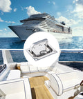 316 Stainless Steel Boat Hatch Handle Flush Mount Pull Recessed Door Pull With Mounting Screws for deck installation on yacht