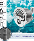 Non Locking Flush Mount Boat Cam Latch Fits Two And A Half Inch Hole Surface Mount 316 Stainless Steel Marine Hatch Lock