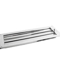 UPALDHOU 316 stainless steel louvered vent, rectangle 22 x 7.9 in, mirror-polished finish for marine use