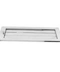 UPALDHOU 316 stainless steel louvered vent, rectangular, mirror-polished finish, 22 x 7.9 in