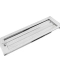 UPALDHOU stainless steel louvered vent, rectangular panel with adjustable opening and locking knob