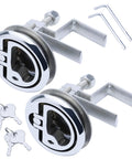 Premium 316 stainless steel marine cam latch delivers rugged, corrosion resistant locking for hatches; flush mount design