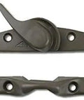 Stone Color Sash Lock And Keeper For Double Hung Windows, Flush Mounted Centered Locking Hardware That Fits Perma Shield Narroline
