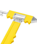 Emergency Water And Gas Valve Shut Off Tool With Corrosion Resistant Cast Aluminum Construction, High Visibility Yellow Handle