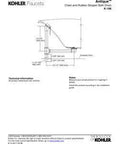 Top Grade Chrome 1 1/2 Inch Bathtub Drain With Heavy Duty Solid Brass Body And Dependable Rubber Stopper Chain For Straight Swaps And Snappy Bathroom Renovations dimensions and installation guide