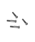 New Upgrade Heavy Duty Replacement Eyewear Hinge Screws And Precision Screwdriver For Wayfarer Shades, four silver screws.