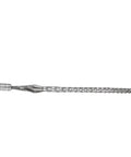 Heavy Duty Wire Mesh Pulling Grips With Rotating Eye 16 Inch Length For 0.62 To 0.74 Inch Cable Diameter Double Weave Construction