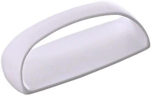 White adhesive handle from Two Pack White Adhesive Handles Self Stick Wardrobe And Cabinet Pulls No Drill Stick On Door Handles
