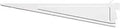 White 12 Inch Shelf Bracket Built For ShelfTrack System Heavy Duty Support With Double Notch Design Fits Universal Shelving That Locks To Wall
