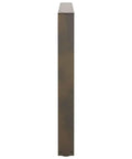 Side view of adjustable dining table legs set 3 piece V shaped steel base with powder coat, 100 cm wide by 73.3 cm high sturdy metal legs.