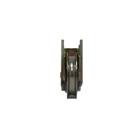 Sliding Glass Door Roller Replacement With 1 1/2 Inch Stainless Steel Bearing Wheel And Extruded Aluminum Housing Fits 2 15/16 Inch By 1 5/16 Inch Track Systems No More Door Drag Smooth Quiet Glide Repair Part, front view