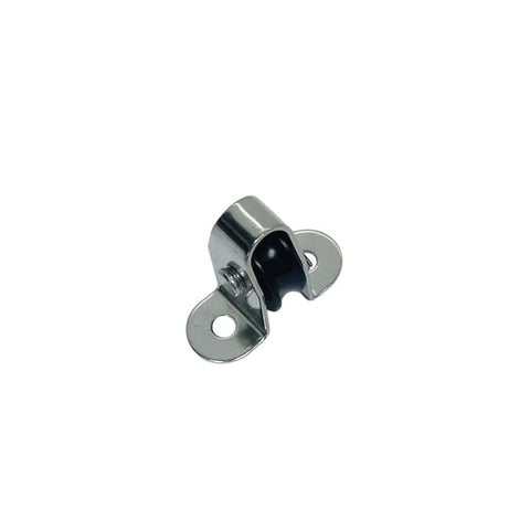 Marine 1/4 Inch Surface Mount Pulley Block With Nylon Sheave And Stainless Steel T304 For Boat Deck Rigging, side view
