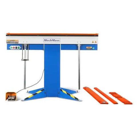 Industrial Magnetic Pan And Box Sheet Metal Brake For 20 Gauge Capacity with Electromagnetic Clamping front view