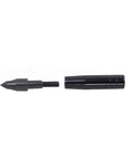 8mm Aluminum Arrow Insert Adapters 35mm Long With Threaded Hole Connector For Arrow Shafts Black 12 Pack Durable Shaft Sleeves