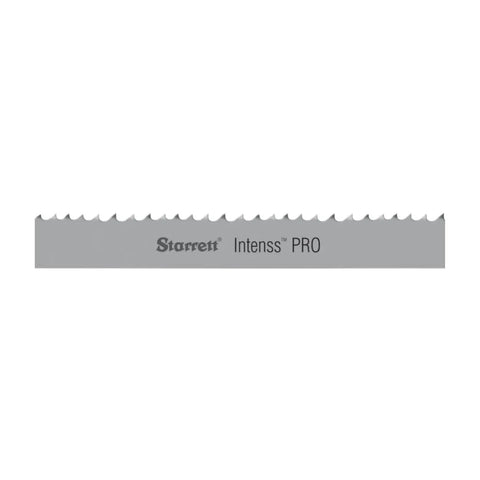 Intenss Pro Bi-Metal Band Saw Blade With M42 HSS Cutting Edge For Heavy-Duty Intensive Production Cuts In Ferrous And Non-Ferrous Metals, 8 Ft Length, 1 In Wide,.035 In Thick, 6-10 TPI, IP-P-R Grind