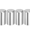 Durable 316L Stainless Steel Dowel Pins Set, 4 Pcs, 16mm Diameter By 30mm Length, Cylindrical Shelf Support Pins, Silver Tone