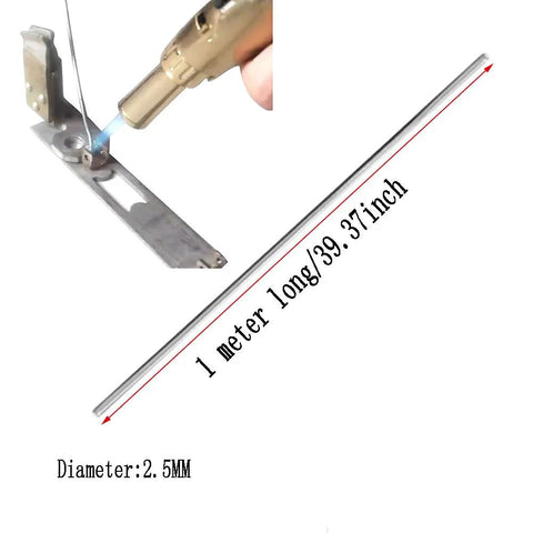 316L Stainless Steel Welding Wire For TIG GTAW Argon Arc Welding, 2.5mm Diameter, 100cm Length, 1kg Spool, shown in use