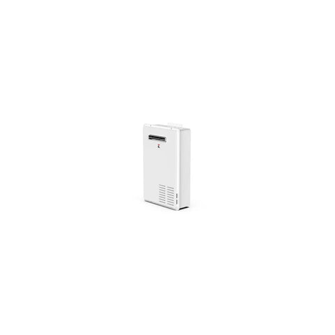 Heavy Duty Outdoor Natural Gas Tankless Water Heater Serving Up 7.0 Gpm Of Rock Solid Hot Water With 180000 Btu, compact design.