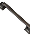 Baara Brass Industrial Sliding Door Pull Handles, 9 Inch, 1 Pack, Solid Brass Construction With Oil Rubbed Bronze Finish for Vintage Wooden Barn Doors