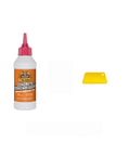Heavy Duty Asphalt Crack Filler Blacktop Driveway Sealant That Flexes In Extreme Weather To Slash Repair Trouble And Keep Your Concrete Pavement Looking Slick And Totally Legit with a yellow applicator tool.