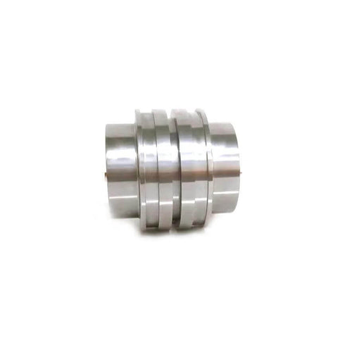 Piston for JTS waterjet intensifier pump, aluminum alloy; side view.
