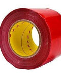Red Fire and Water Barrier Tape FWBT4 4 in x 75 ft 1 roll self-adhesive elastomeric firestop seal for construction joints