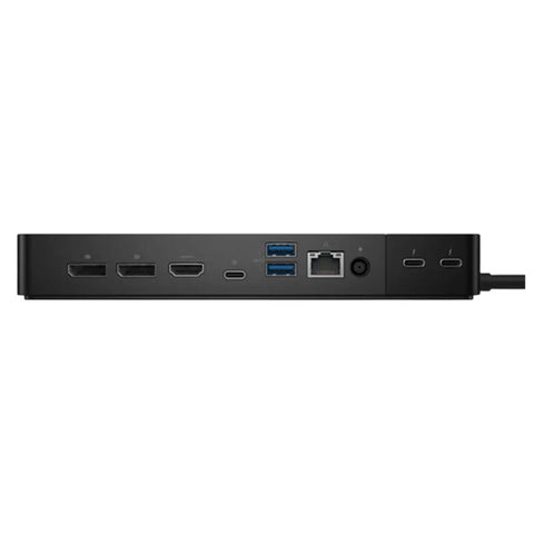 Side view of Top Shelf Thunderbolt Dock Bundle Delivering Rock Solid 130W Power And Knockout Quad 4K Video Plus Hdmi USB C.