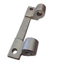 Swing Rear Door Hinge Butt 6.25 Inch Long, 2 Inch Wide, 1.5 Inch Deep, Metal With Brushed Finish, Surface Mount, 1 Count