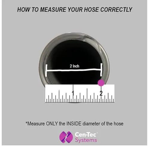Guide on measuring 2 inch diameter for 50 Ft 2 Inch Diameter Heavy Duty Pro Grade Vacuum Hose With Flexible Cut To Length Design, Smooth Interior