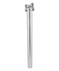 Pro Fit Alloy Seat Post 27.2mm By 400mm Silver With Forged Alloy Shaft Anodized Finish Laser Etched Graphics Extra Long Ride Ready Post