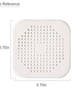A Total Game Changer 3 Pack Silicone Drain Catchers For Sink And Tub Reusable Hair Strainers With Mesh Filter dimensions 5.70in.