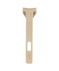 Pro Grade PEEK Tweezers Set For Delicate Semiconductor Handling With Zero Static Build Up And Totally Non Magnetic Tips Solid For Cleanroom Wafer Jobs And Quick Electronics Fixes At Eight Inches, beige eight-inch tweezers with slot and screw detail.