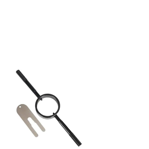 Fork Spring Compressor Tool Kit For Upside Down Streetbike Forks Radial Pin Spanner Beefy Build Black Finish Motorcycle Suspension Maintenance Kit Easy Install Durable Replacement black tool with pin plate